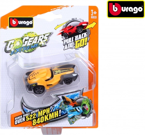 Bburago GoGears Extreme – auto Loop seti jaoks, blisterpakendis, mudelite valik (mix)