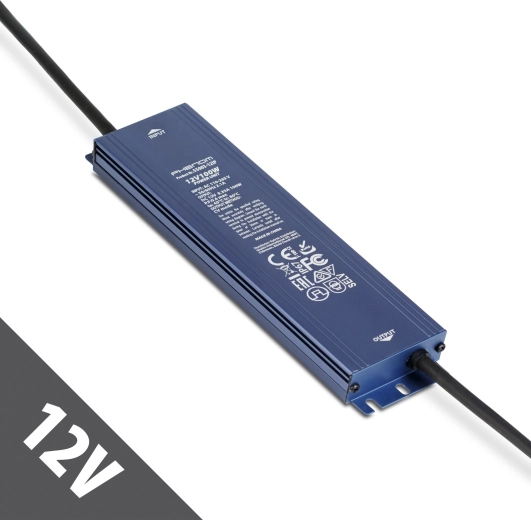 Stabiliseeritud võrgutoiteallikas 12 V DC 100 W IP67