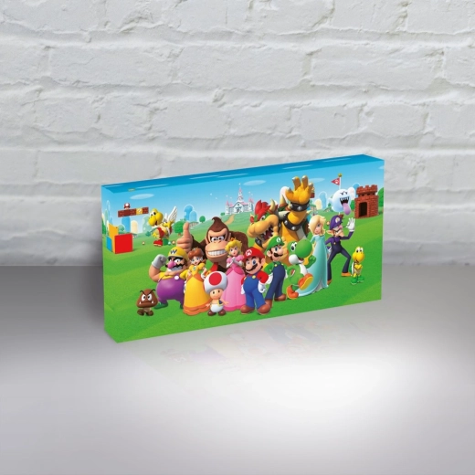 Illuminated wall art SUPER MARIO – licensed backlit decoration