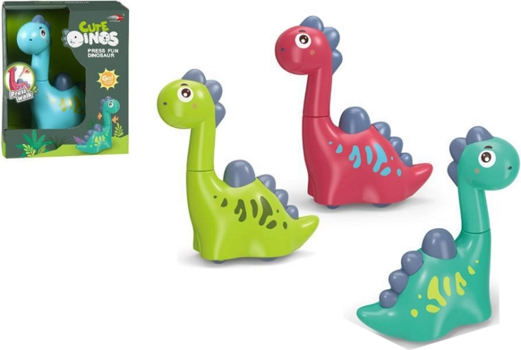 Lõbus mänguasi kõige väiksematele – dinosaurus Press & Go