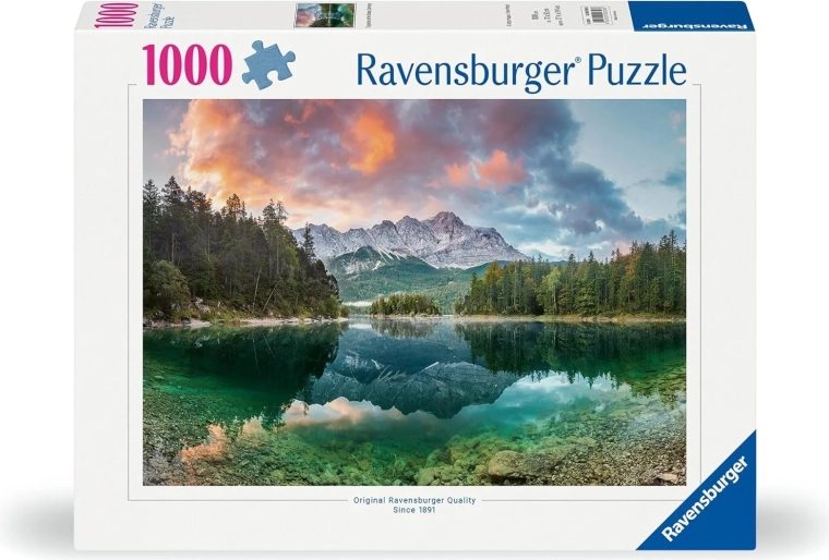 Ravensburger pusle Zugspitze Eibsee järve ääres 1000 tükki