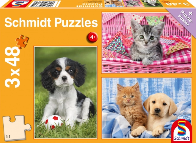 Pusle Minu lemmikloomad 3x48 tükki