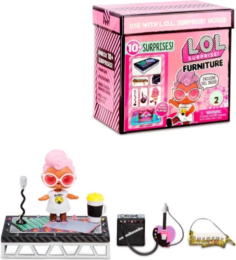 L.O.L. Surprise! Furniture muusikafestivali komplekt nukuga ja tarvikutega – 1 tk