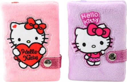 Hello Kitty plüüsist mini märkmik trukiga kinnitusega