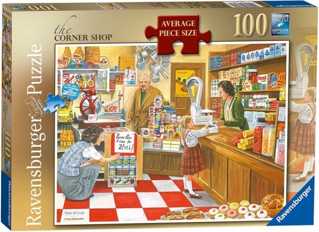 Ravensburger pusle Tänavanurga pood 100 tükki
