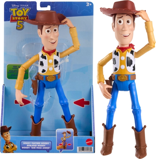 Disney Toy Story 5 Woody figuur mütsi eemaldamise funktsiooniga, 31 cm