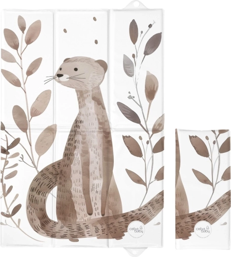 Ceba Baby reisiv mähkimisalus Basic Clever Otter 60 × 40 cm