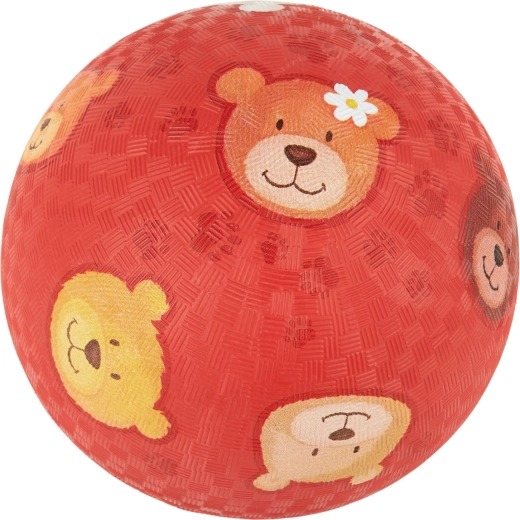 Sigikid kummipall mängimiseks karukestega 17 cm