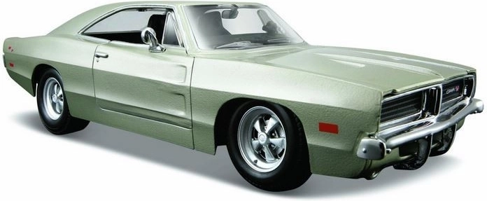 Maisto Dodge Charger R/T 1969 hõbedane automudel 1:24