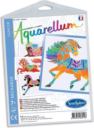 Sentosphere watercolor picture set junior – horses