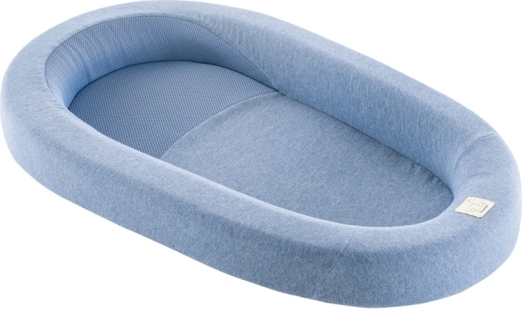 Träumeland baby nest Home Air blue mélange