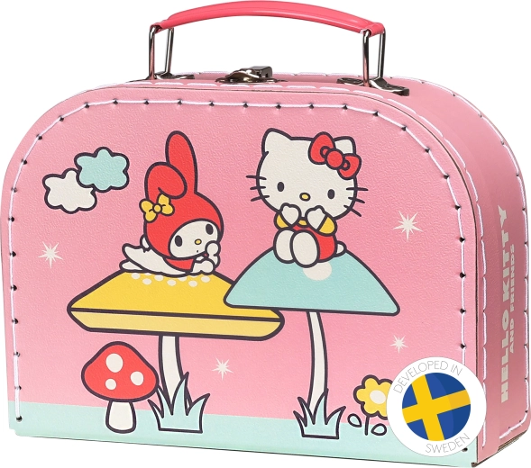 Hello Kitty children’s suitcase for storing toys, 20 cm