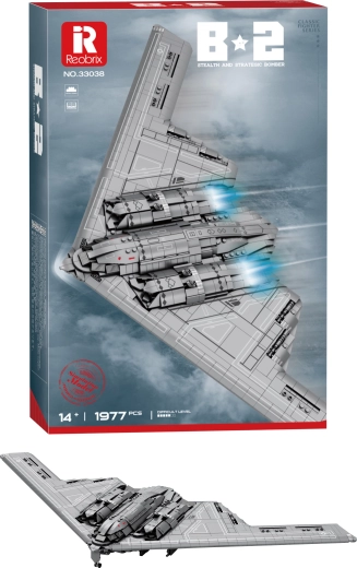 Pommitaja B-2 Spirit ehituskomplekt (1977 detaili)