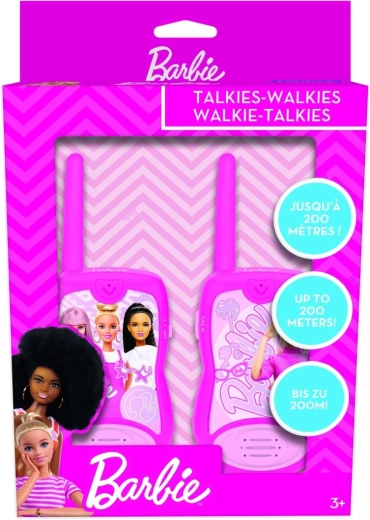 LEXIBOOK BARBIE Kids’ Walkie-Talkies with 200 m Range