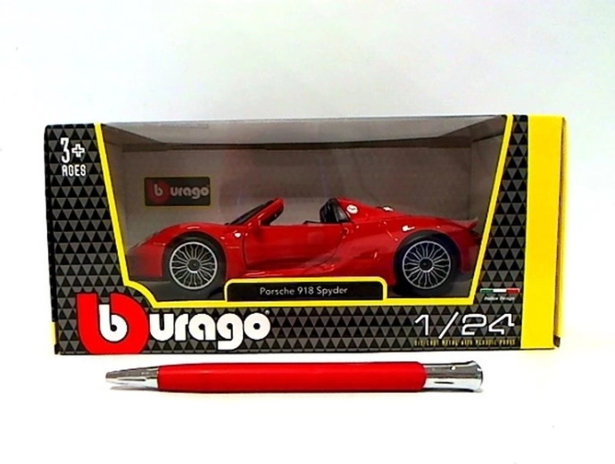 Bburago Porsche 918 Spyder punane 1:24 – 1 tk