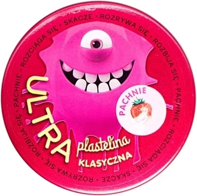 Ultra scented modeling clay pink with strawberry scent