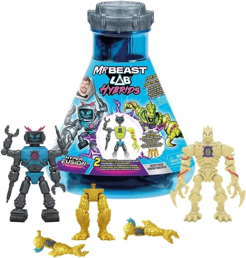 MrBeast Lab Hybrids Multipack – 2-ühes segatav märulifiguur