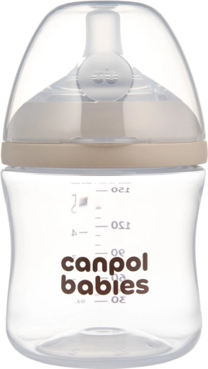Canpol babies koolikuvastane pudel Natural Shape 150 ml