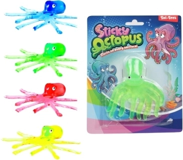 Suction Cup Octopus – Sticky Toy for Kids