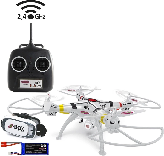 Jamara Payload GPS-droon VR-i, WiFi FPV HD-kaamera 720p