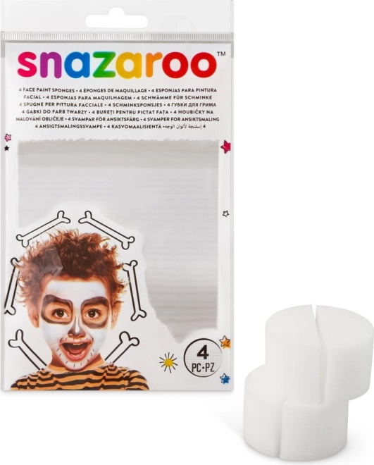 Snazaroo näovärvide pealekandmise vahtkäsnad, ümarad, 4 tk
