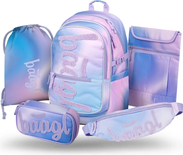 Baagl komplekt Core Sky 5-in-1: koolikott, pinal, võimlemiskott, vöökott ja sülearvuti ümbris