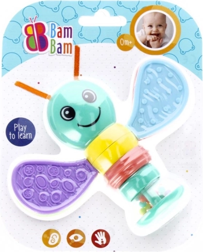 Bee rattle for babies 0m+