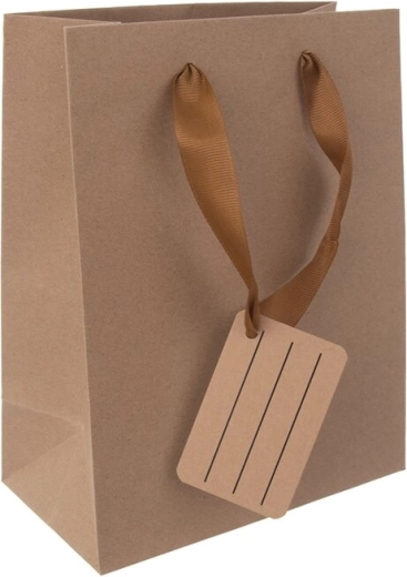 Kinkepaberist kott Nature 14 × 7 × 18 cm