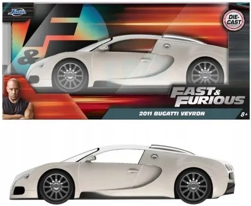 Jada Bugatti Veyroni 2011. aasta mudel sarjast „Kiired ja vihased“ mõõtkavas 1:24