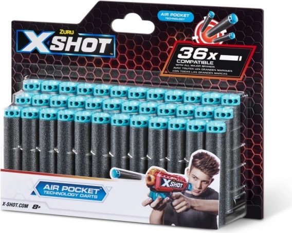 X-SHOT Excel Air Pocket Technology vahust nooled 36 tk
