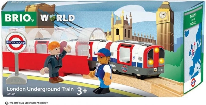 Brio World Londoni metroo – tulede ja helidega rong