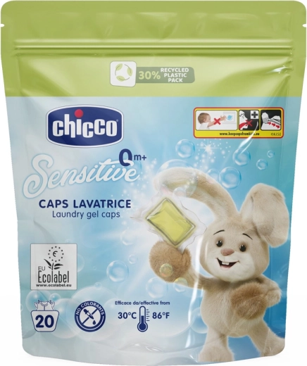 Pesukapslid CHICCO Baby Sensitive, 20 tk