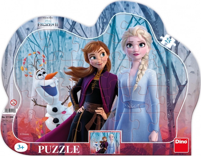 Frozen II Puzzle with Olaf, 25 pieces