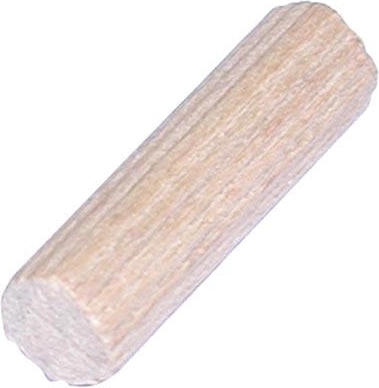 Soonelised puidust tüüblid 6 × 35 mm, 50 tk, FSC