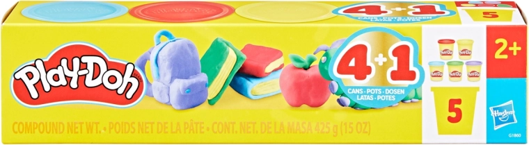 Play-Doh plastiliinikomplekt 5 topsiga