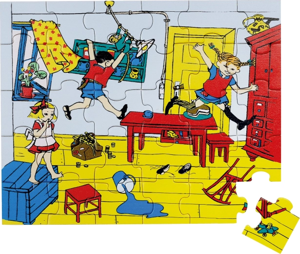 Wooden puzzle Pippi Longstocking – 30 pieces