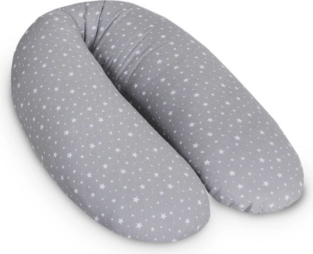Ceba breastfeeding pillow Cebuška Multi Jersey Grey Stars 190 cm