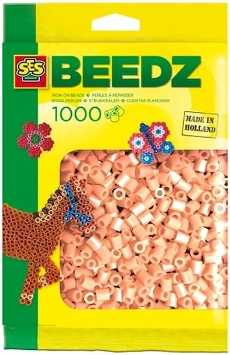 SES Creative iron-on beads, salmon, 1000 pcs