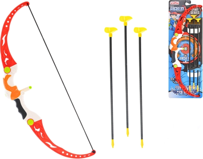 Laste vibu 56 cm koos noolte ja märklauaga (iminappadega)