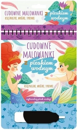 Imelised veega värvitavad pildid veemarkeriga – printsessid, haldjad ja merineitsid