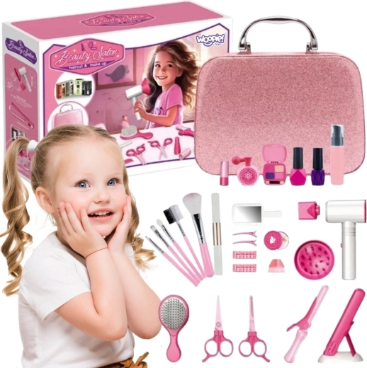 Woopie Beauty Salon and Hairdressing Case 2-in-1, 43 pieces