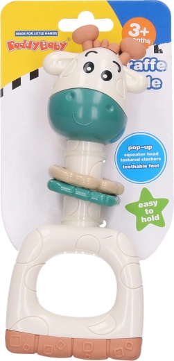 Squeaky rattle giraffe 16 cm