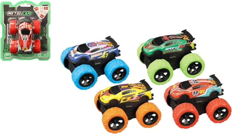 Maastikuauto tagasitõmmatava (pull-back) mehhanismiga