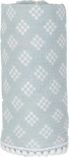 Lodgeri musliinist mähkimistekk swaddler Tribe Muslin Ice Flow