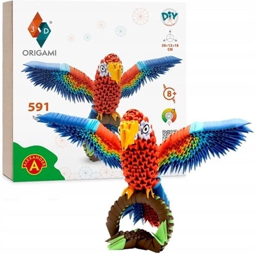Origami 3D papagoi