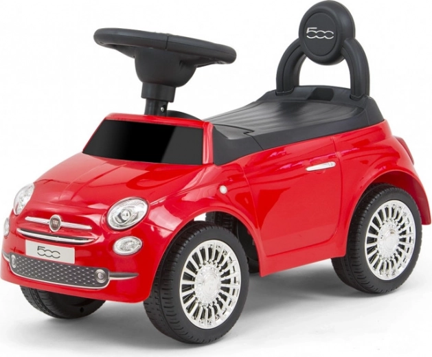 Laste tõukesõiduk Fiat 500, punane