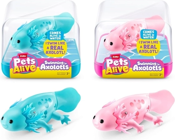 ZURU Pets Alive ujuv aksolotl
