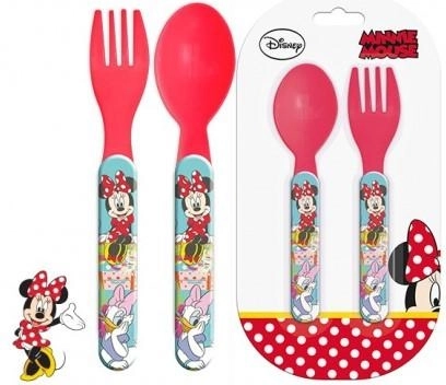 Minnie plastiklusikas-kahvel – 1 tk