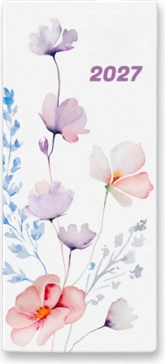 Kuuplaanija Flowers 2027 PVC-ümbrises