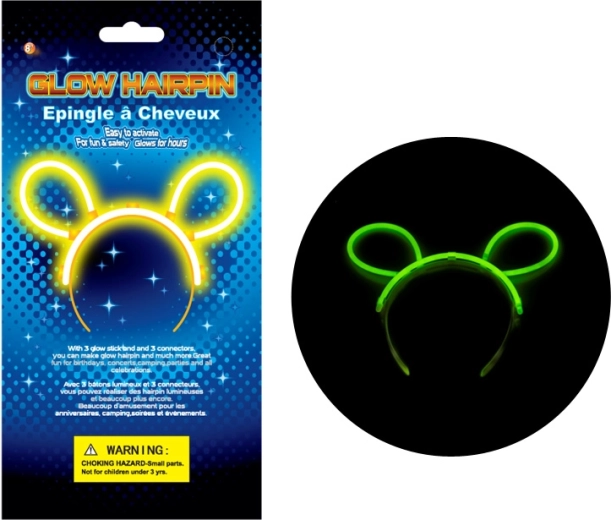Glowing headband with LED lights for parties and celebrations